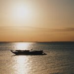 a boat in the water